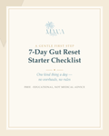 7-Day Gut Reset Starter Checklist (Free)